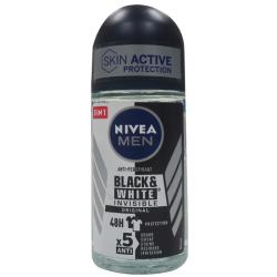 Nivea Roll-on Men 50ml B&W Invisible