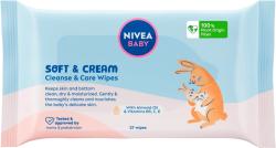 Nivea Baby obrsky 57ks Soft & Cream