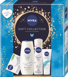 Kazeta: NIVEA W Krm Soft 75ml+SG Creme Soft 250ml+AP Sprej 150ml+Mydlo Creme Soft 100g