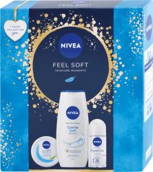 Kazeta: NIVEA W Krm Soft 100ml+SG Creme Soft 250ml+Roll-on Original 50ml